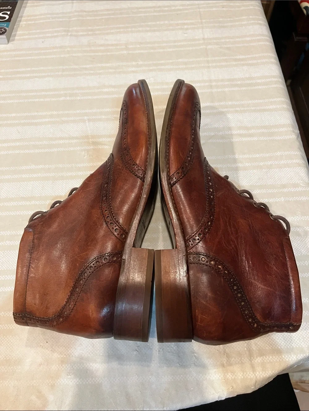 Cole Haan Leather Wingtip Chucca Boots C11053 Men's size 11